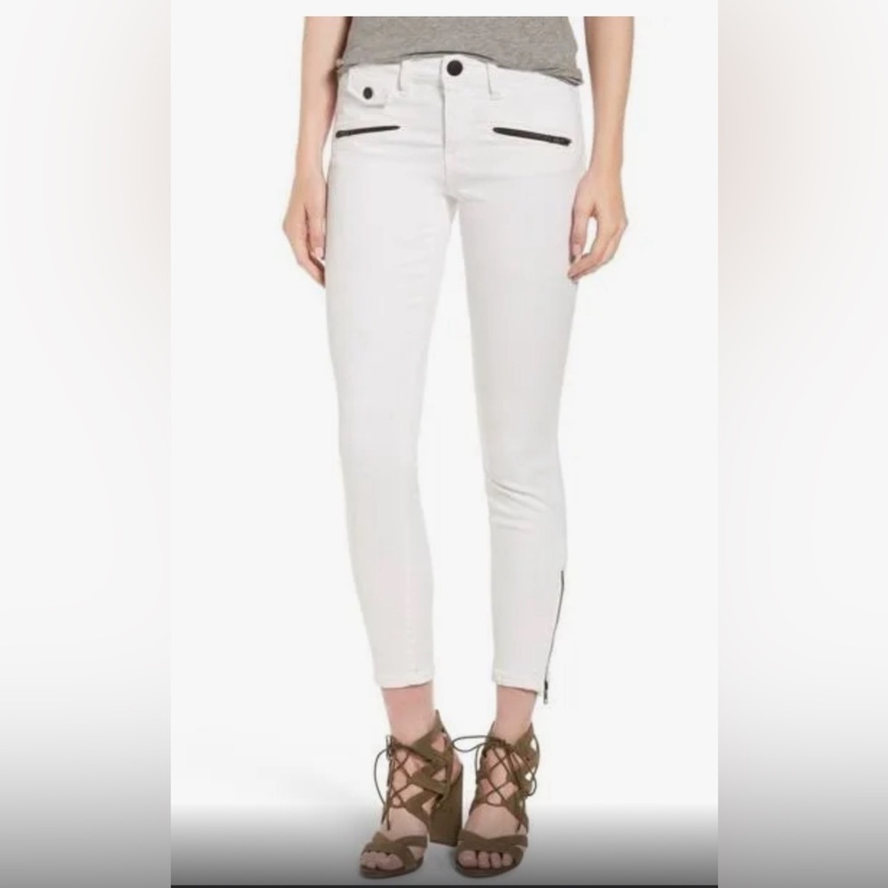 CURRENT/ELLIOT Moto Zip Skinny Pant SIZE 26